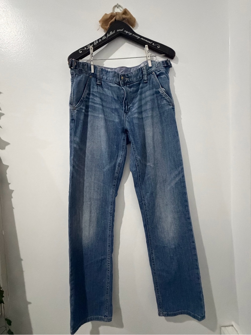 Boyfriend GAP Blue Straight Leg Women's Jeans